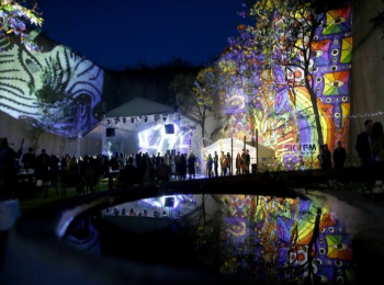 Fényfestés - Night Projection - Feszt!Eger 2014