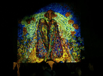 Fényfestés - Night Projection - Feszt!Eger 2014 - Madonna